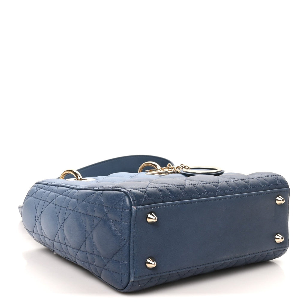 Lambskin Cannage Gradient Small My ABCDior Lady Dior Indigo Blue AT My store