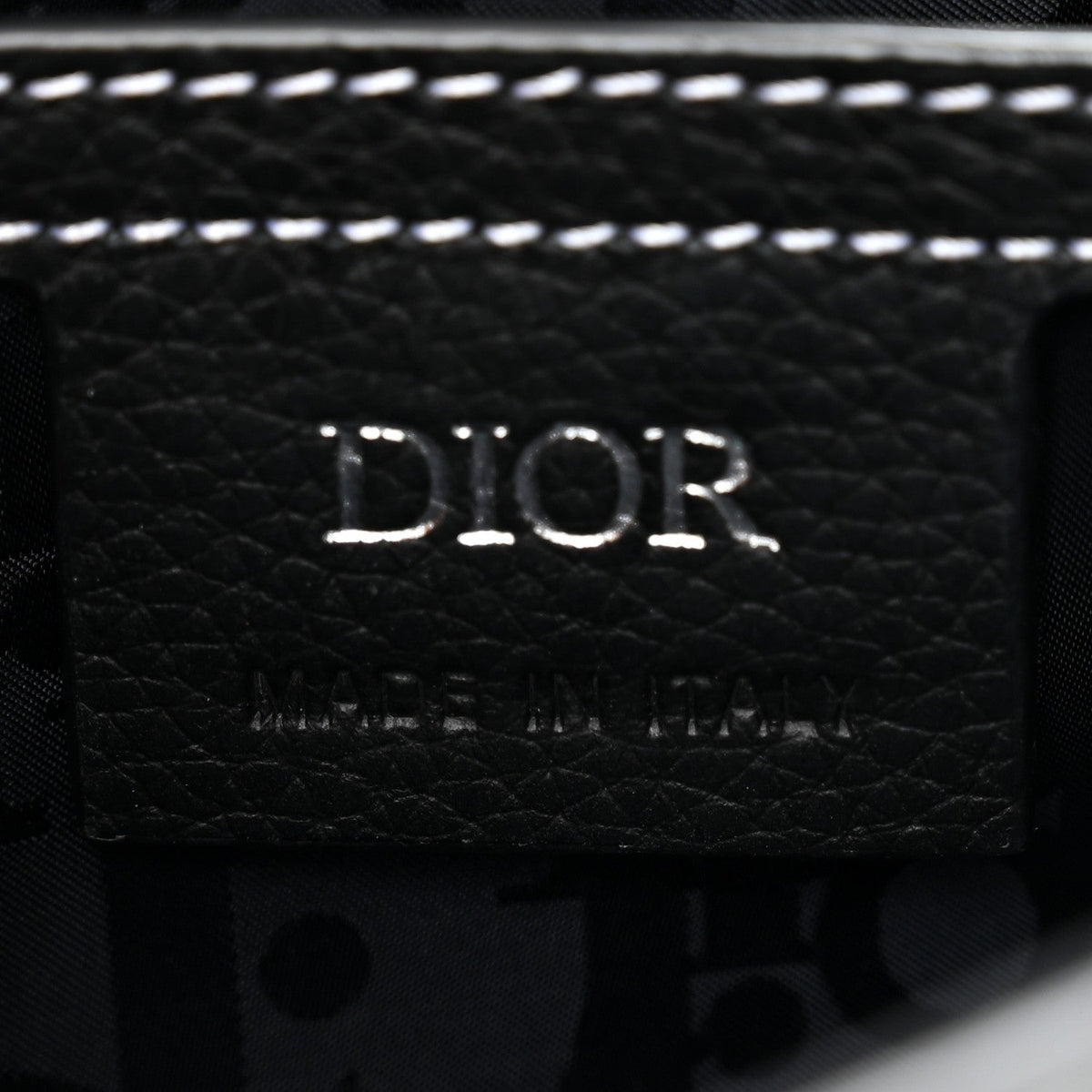 Grained Calfskin Saddle Messenger Bag With Strap Black AT My store