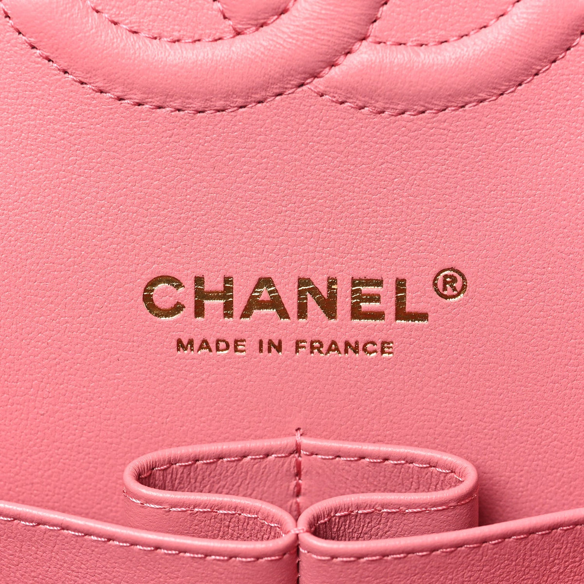Caviar Quilted Medium Double Flap Pink At My store