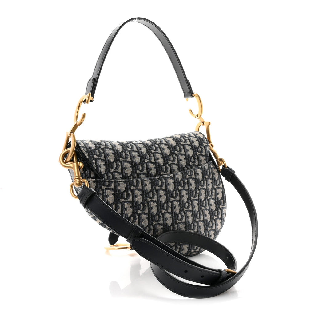 Oblique Saddle Bag With Strap Blue AT My store