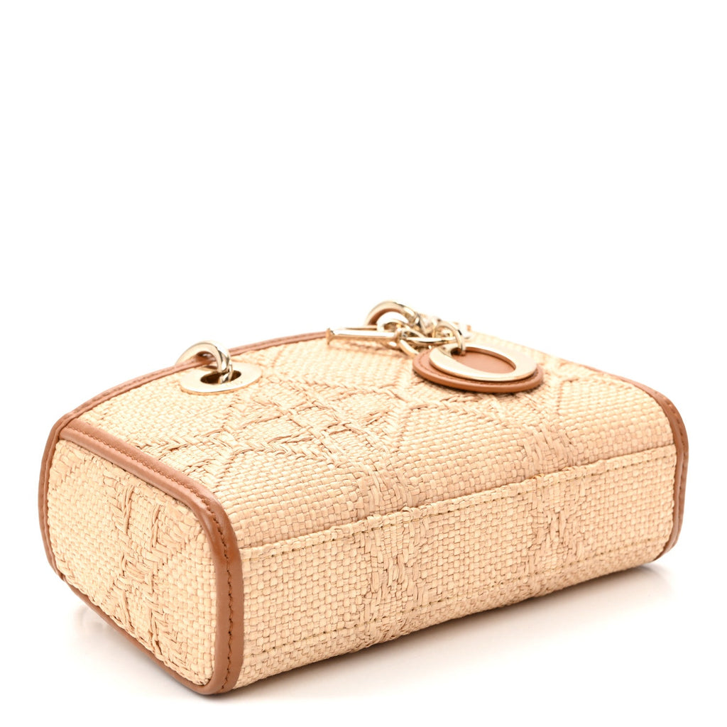 Raffia Micro Cannage Lady D-Joy Natural AT My store