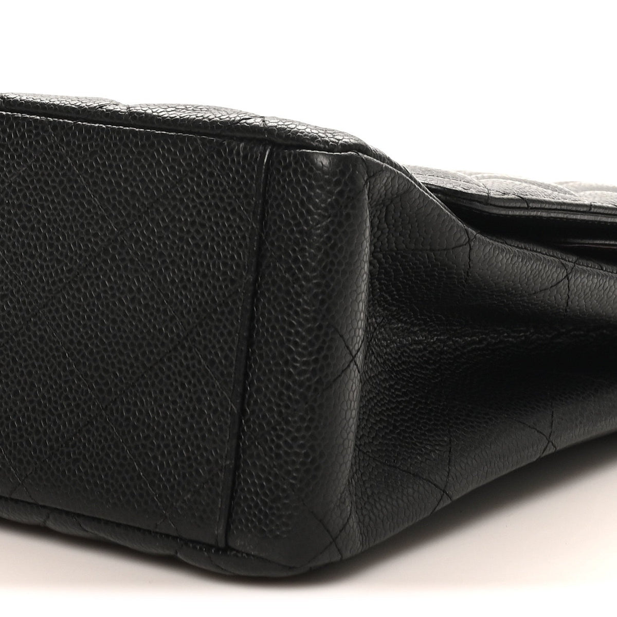 Caviar Quilted Maxi Double Flap Black At My store