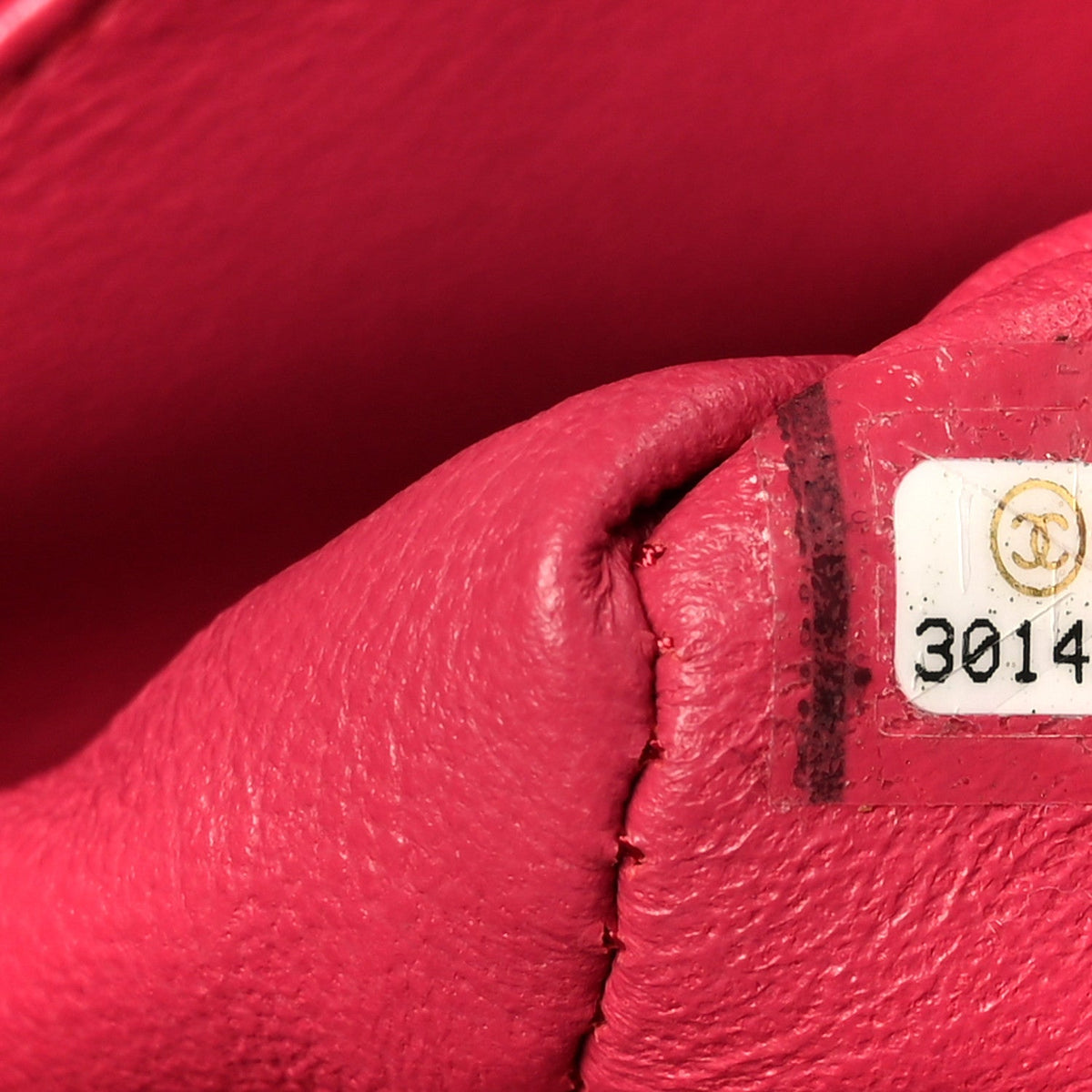 Caviar Quilted Small Double Flap Dark Pink At My store