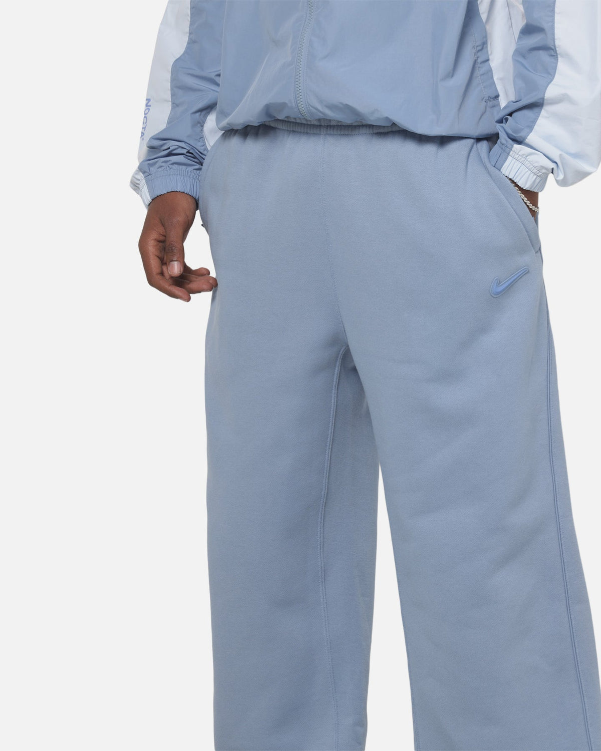Top Seller Nike Nocta Fleece CS Open-Hem Tracksuit Bottoms Work Blue