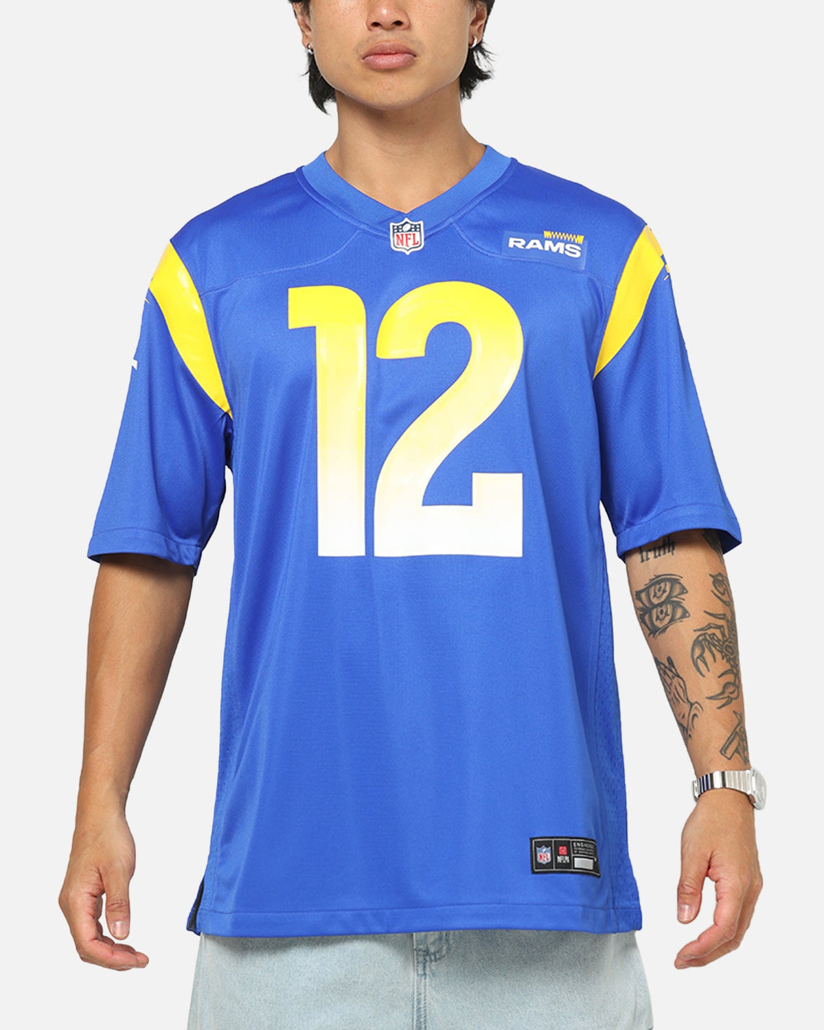 Top Seller Nike Los Angeles Rams Puka Nacua #12 Home Game NFL Jersey Blue