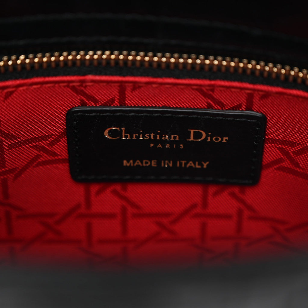 Lambskin Cannage Small My ABCDior Lady Dior Black AT My store
