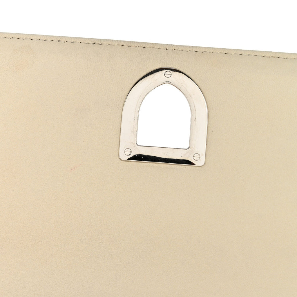 Lambskin Sequin Medium Diorama Flap Bag White AT My store