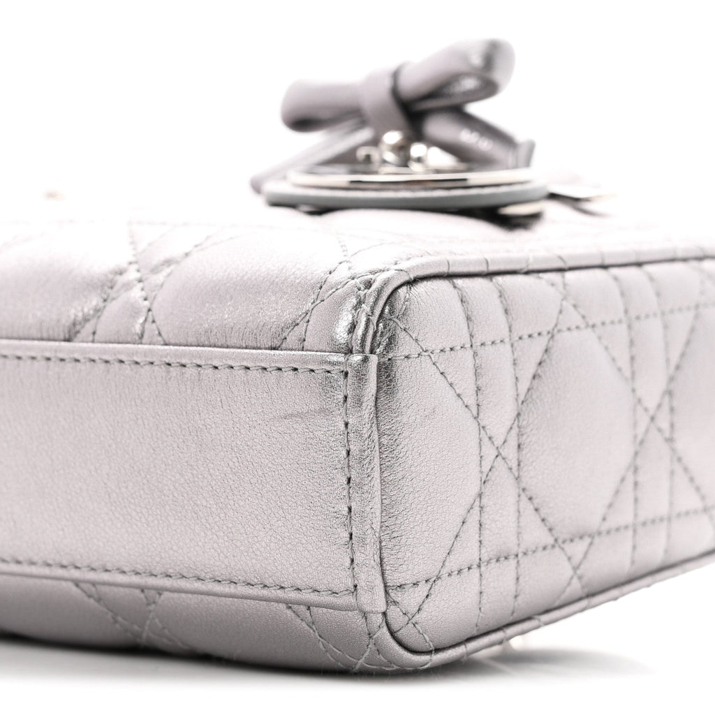 Metallic Lambskin Cannage Small Lady D-Joy AT My store