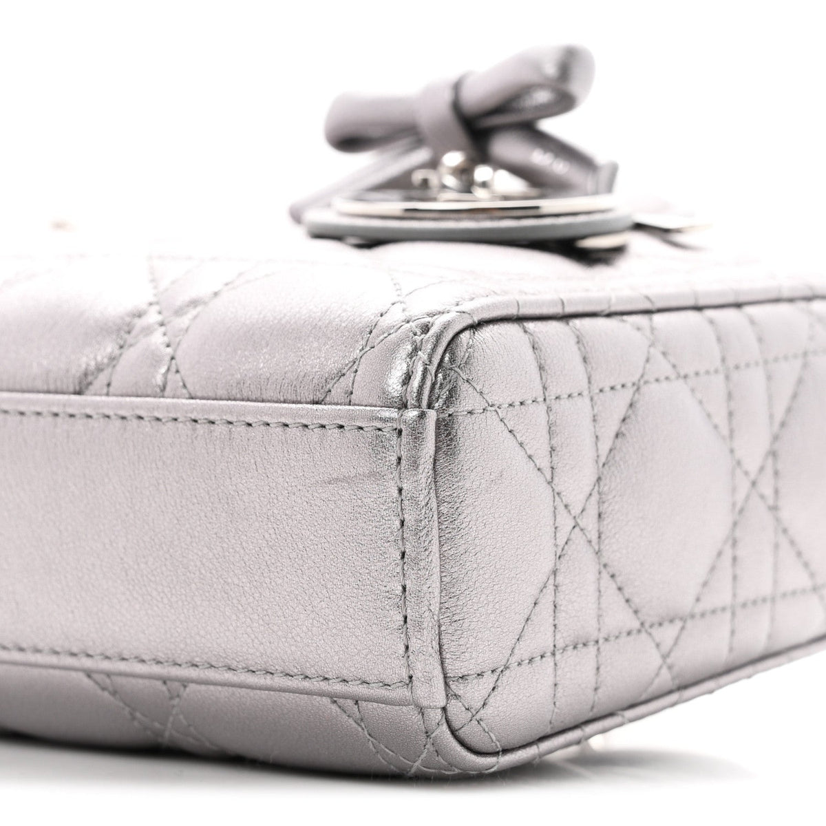 Metallic Lambskin Cannage Small Lady D-Joy AT My store