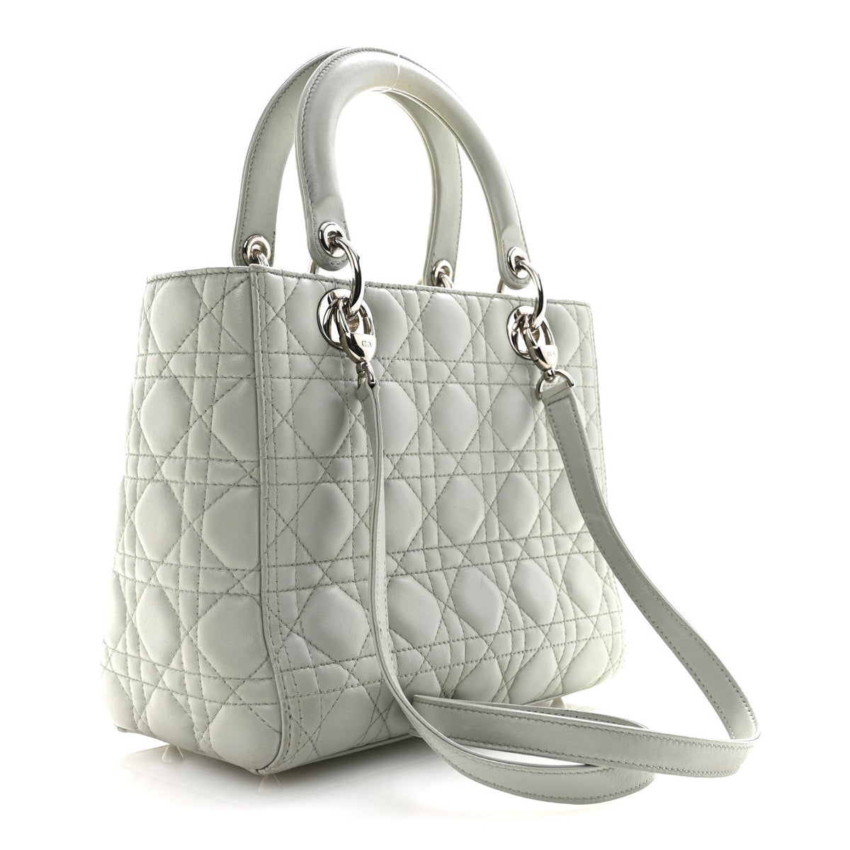 Lambskin Cannage Medium Lady Dior Green AT My store