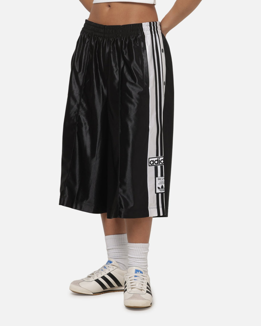 Best-Selling Adidas Women's Adibreak Long Shorts Black/White