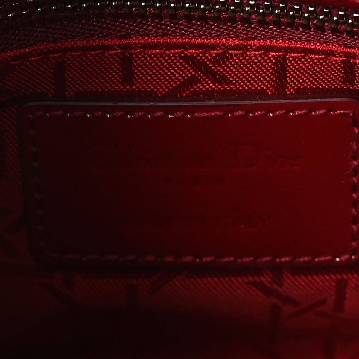 Patent Cannage Mini Lady Dior Red AT My store