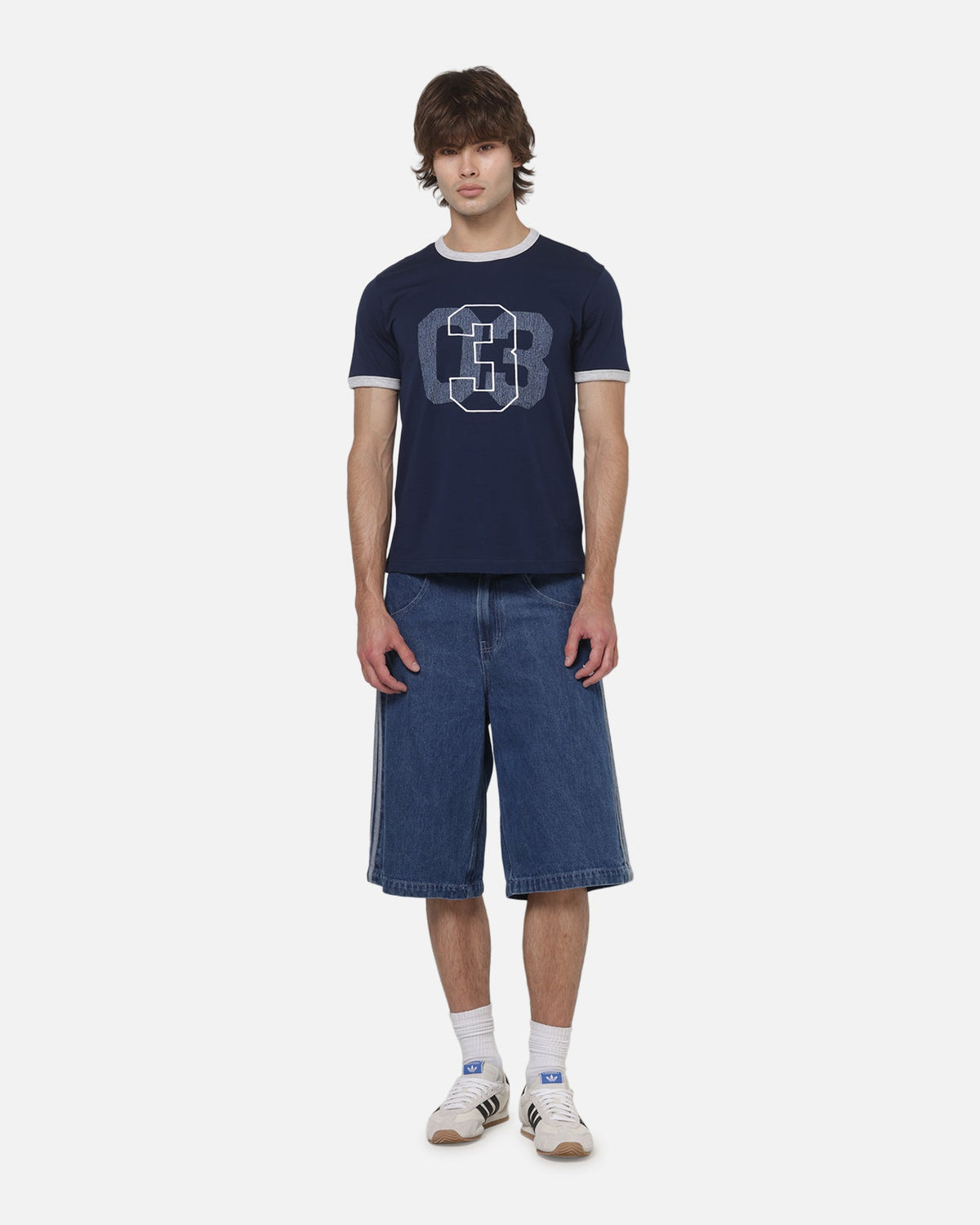 Best-Selling Adidas Ringer T-Shirt Night Indigo