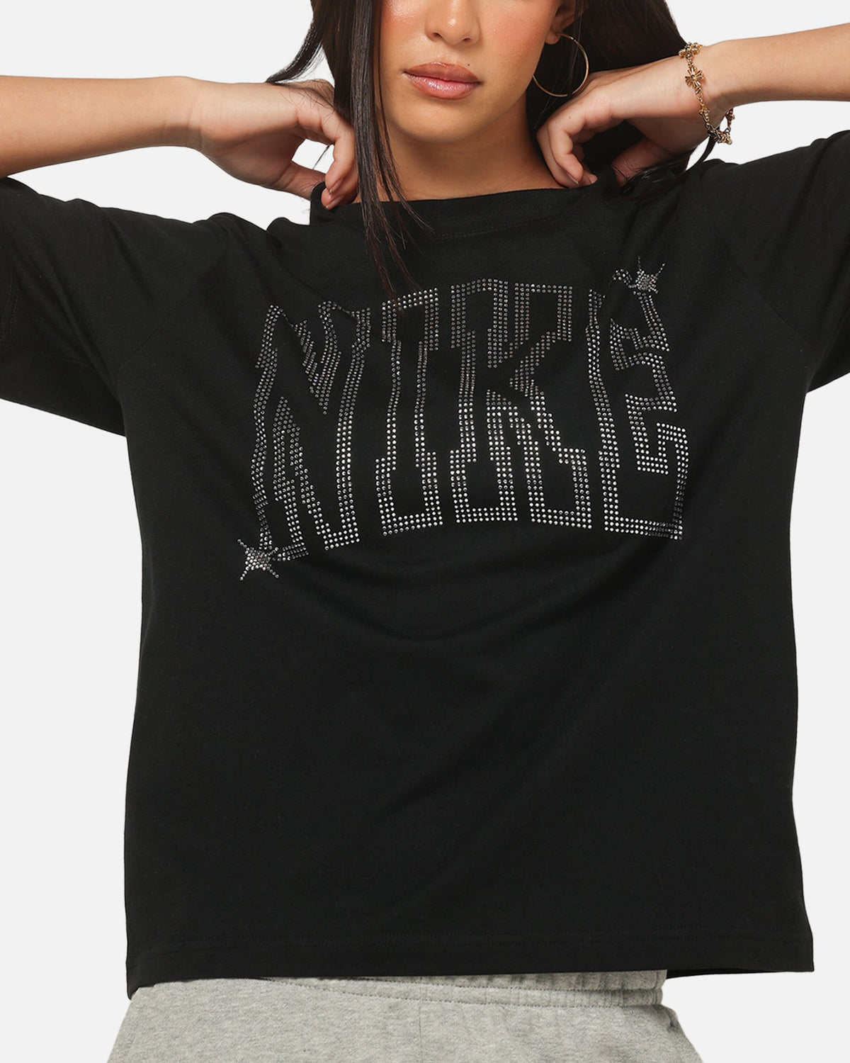 Top Seller Nike Women's Sportswear Classic Boxy Loose T-Shirt Black