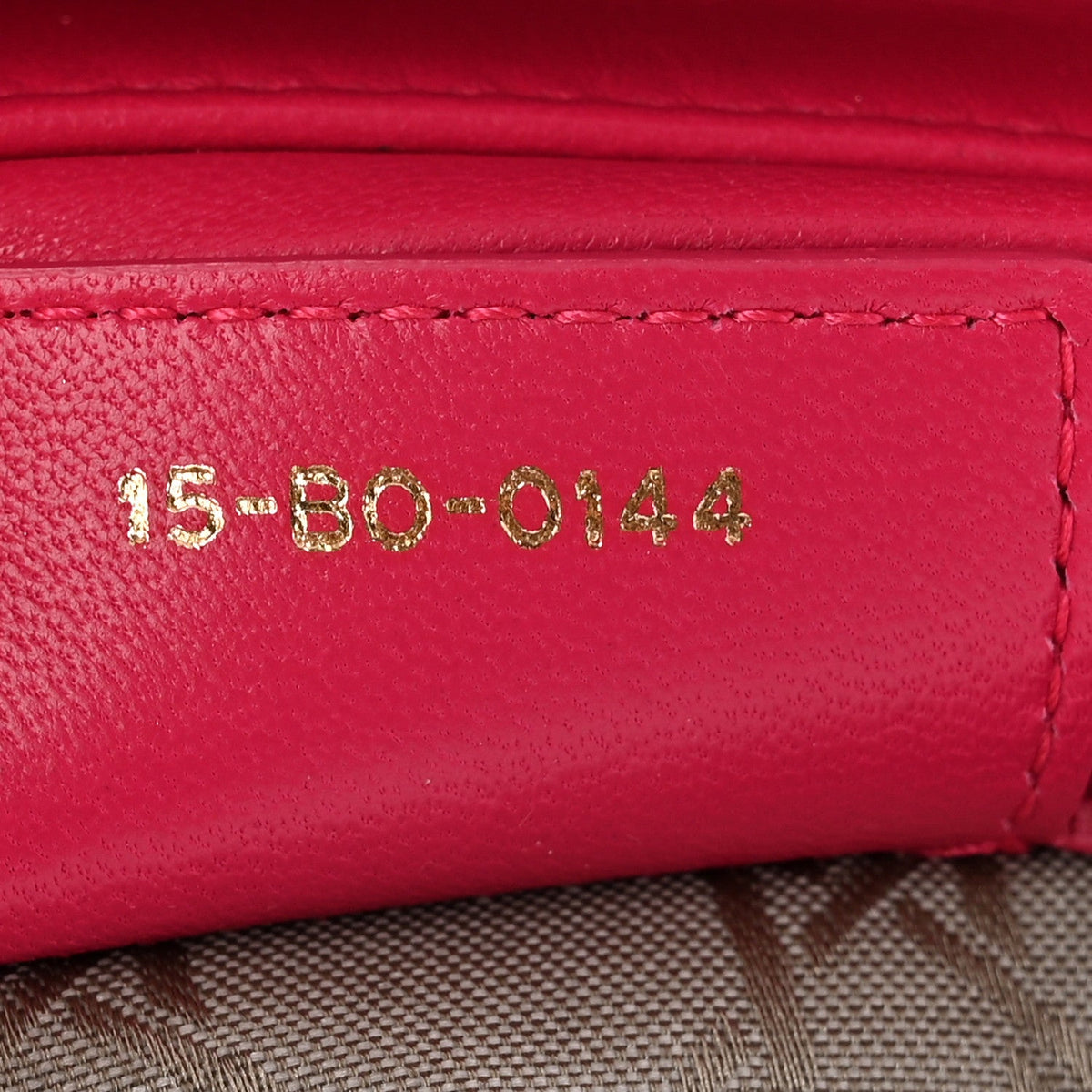 Lambskin Cannage Medium Lady Dior Fuchsia AT My store