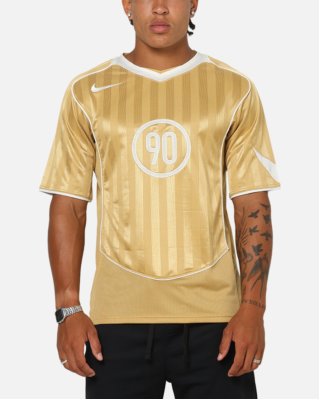 Top Seller Nike Total 90 Soccer T-Shirt Club Gold/Summit White