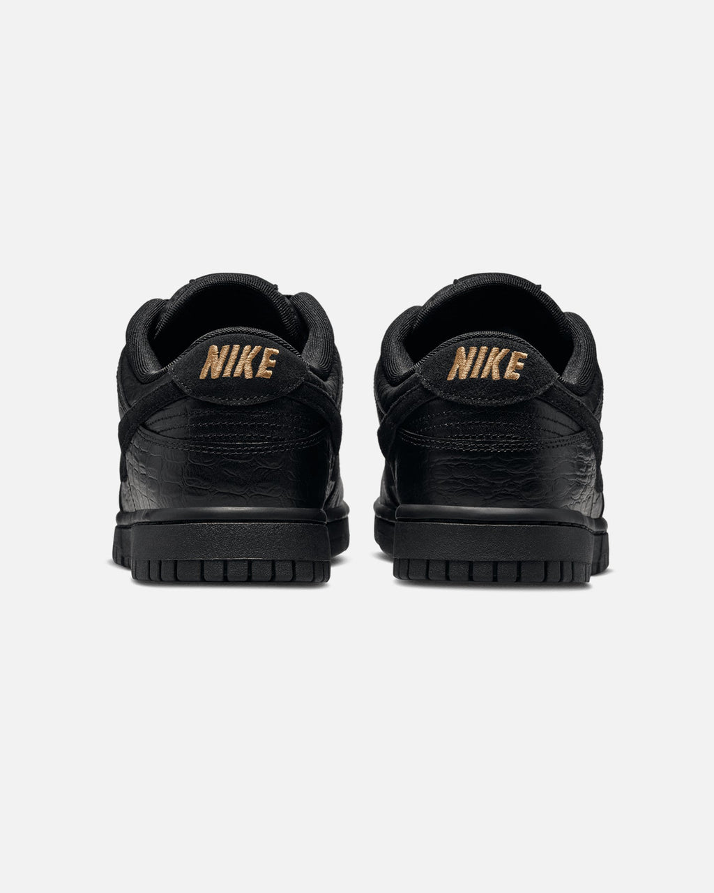 Top Seller Nike Women's Dunk Low "Croc Skin" Black/Black