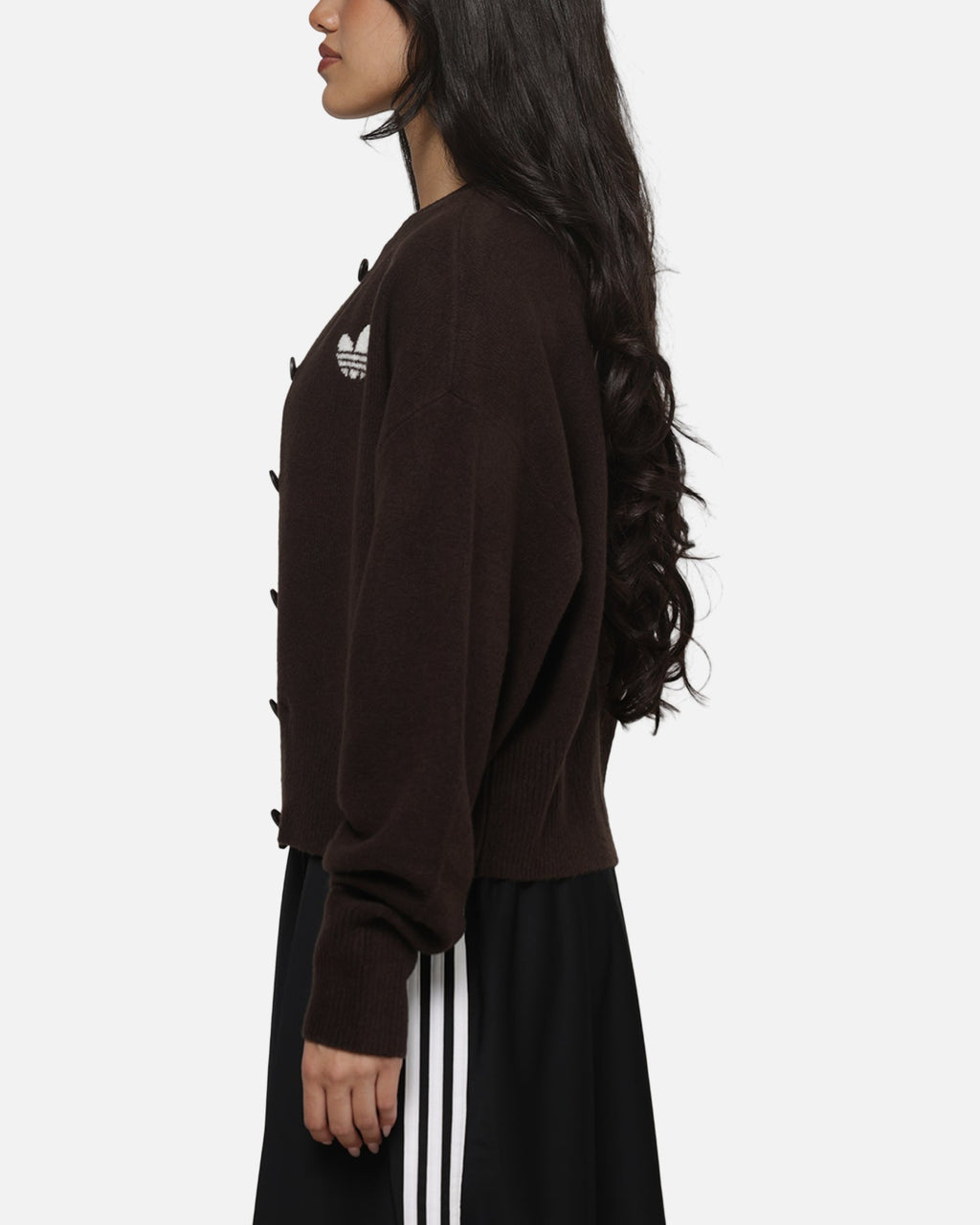 Best-Selling Adidas Women's Essentials Knit Cardigan Brown