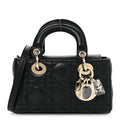 Lambskin Cannage Micro Lady D-Joy Black AT My store