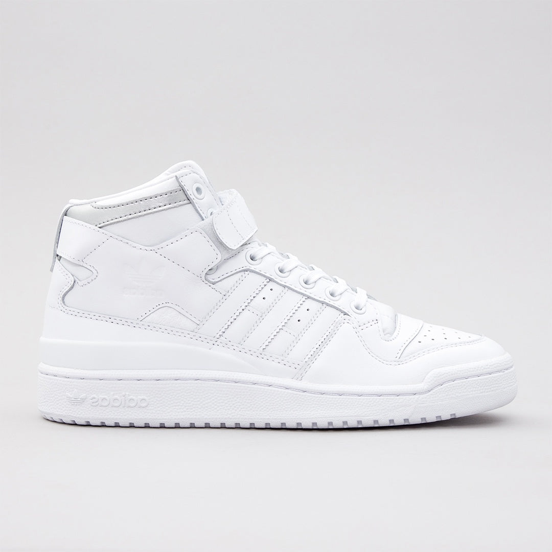 New Arrival Adidas Original FORUM MID REFINED Men - FTWWHT/FTWWHT/SILVMT/FTWBLA/FTWBLA/ARGMET