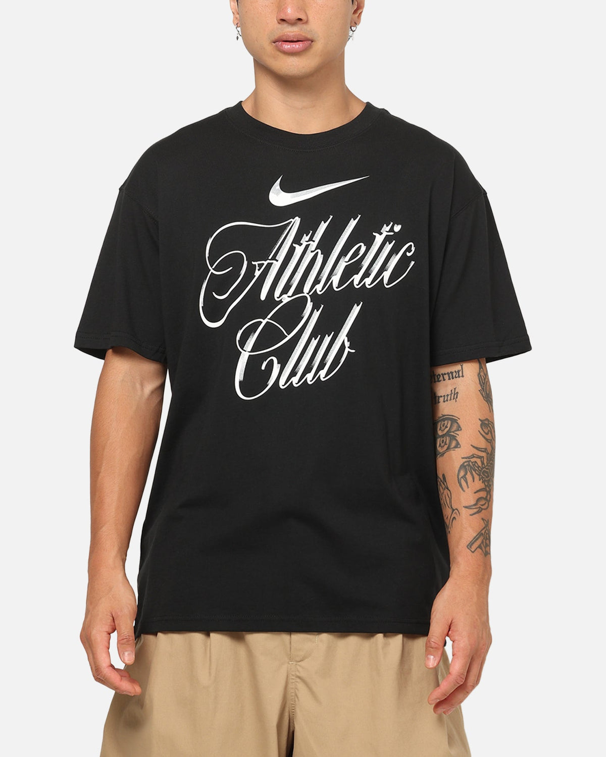 Top Seller Nike N.A.C. Script T-Shirt Black