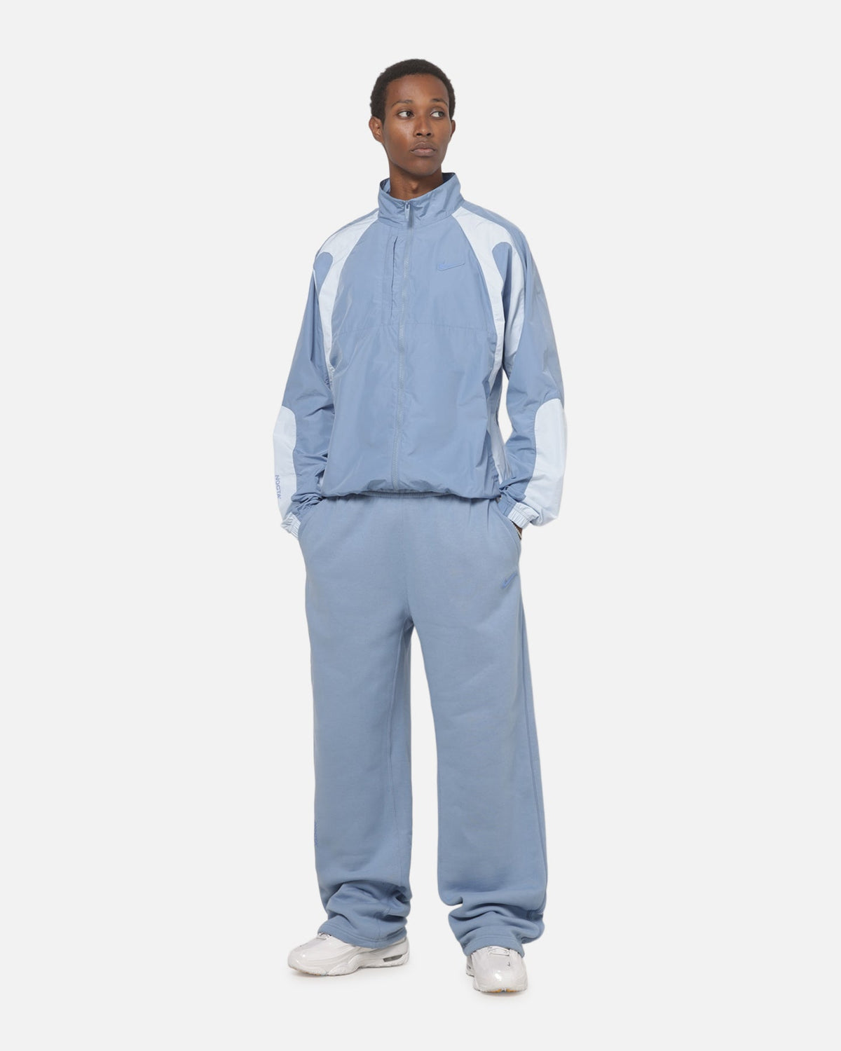 Top Seller Nike Nocta Fleece CS Open-Hem Tracksuit Bottoms Work Blue