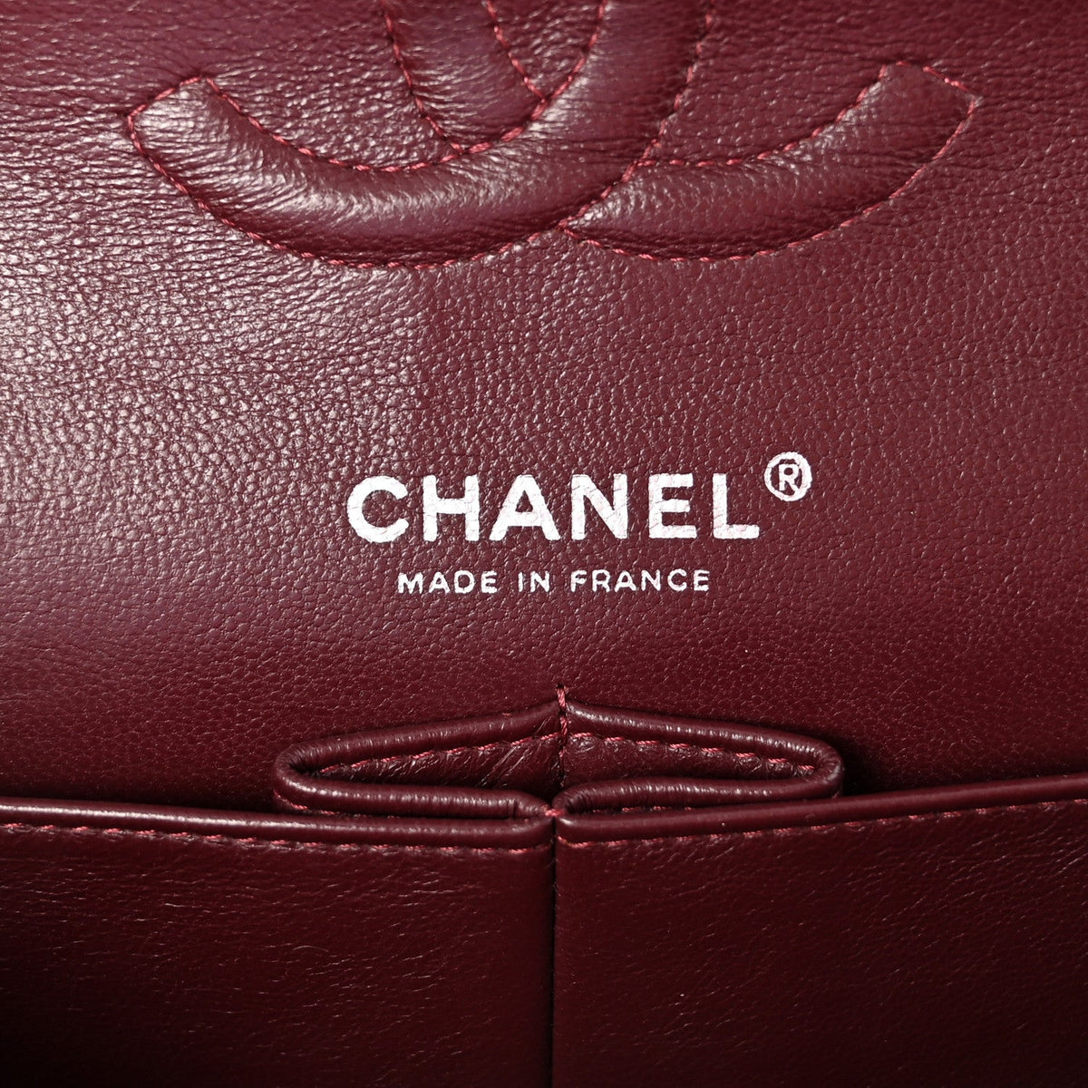Lambskin Quilted Medium Double Flap Black At My store