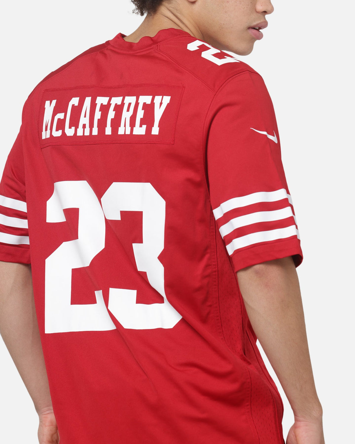 Top Seller Nike San Francisco 49ers Christian McCaffrey #23 Home Game NFL Jersey Gym Red