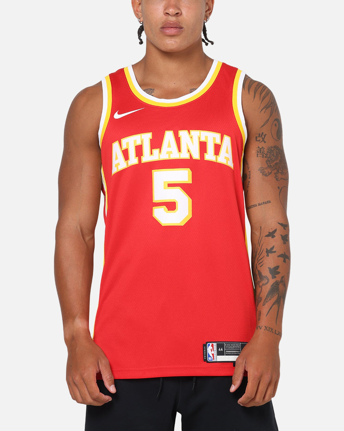 Top Seller Nike Dyson Daniels Atlanta Hawks #5 Icon Edition Nike Dri-FIT NBA Swingman Jersey University Red