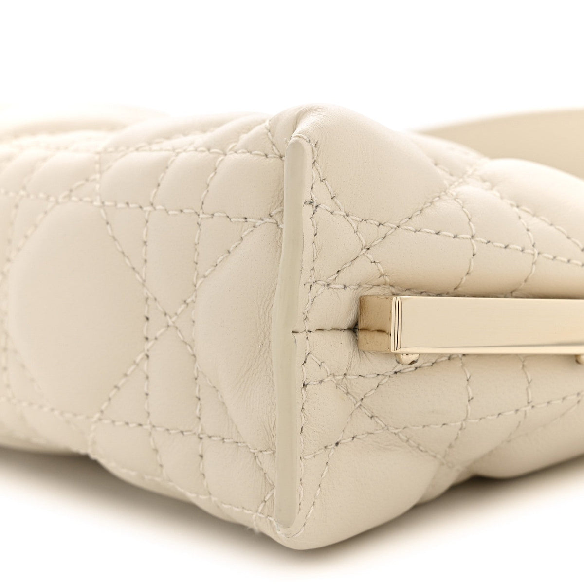 Lambskin Cannage Dior Club Bag  Dusty Ivory AT My store
