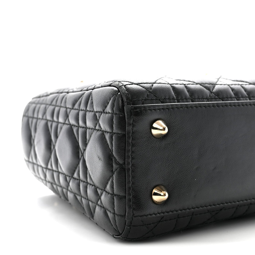 Lambskin Cannage Small My ABCDior Lady Dior Black AT My store