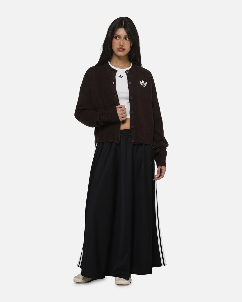 Best-Selling Adidas Women's Essentials Knit Cardigan Brown