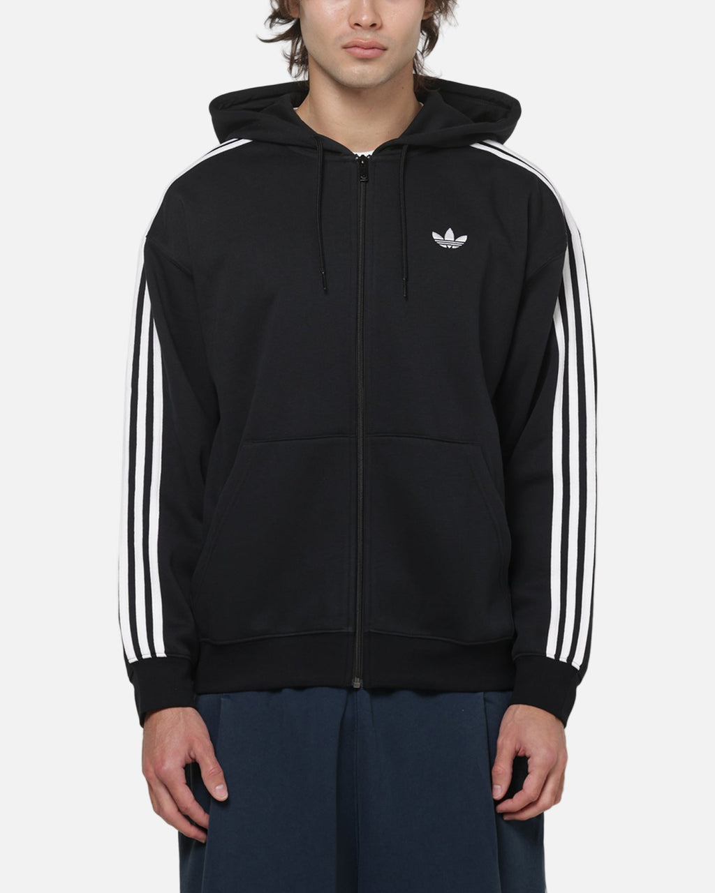 Best-Selling Adidas Baggy Full Zip Hoodie Black