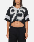 Top Seller Nike Women's Sportswear Cropped Jersey Black/Grey