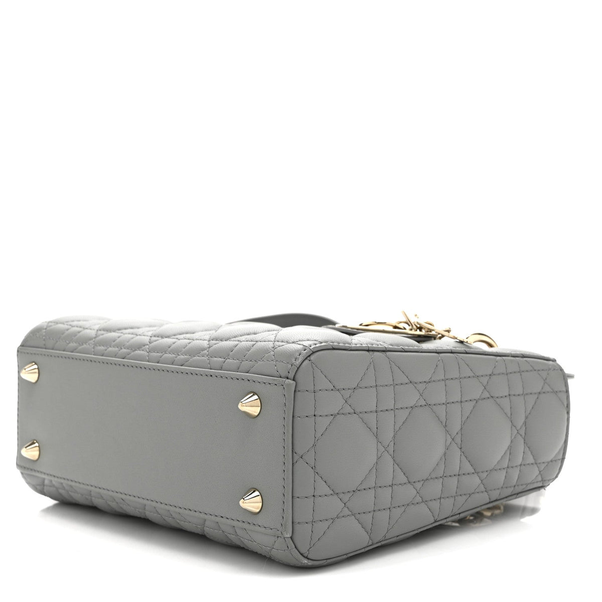 Lambskin Cannage Small My ABCDior Lady Dior Grey AT My store