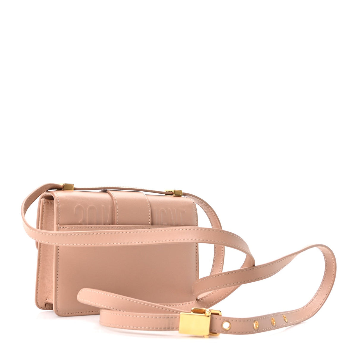Smooth Calfskin Micro 30 Montaigne Flap Bag Rose Des Vents AT My store