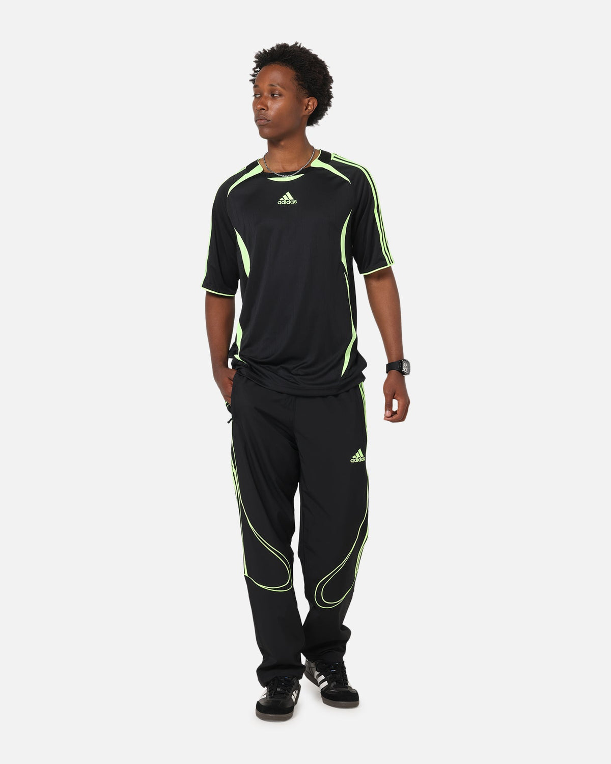 Best-Selling Adidas Teamgeist Adicolor T-Shirt Black/Green