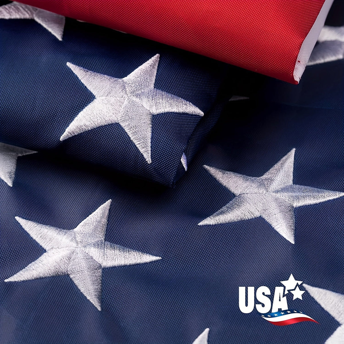 2026 New Production 1pc American Flag 3x5 Ft TearProof For Outside, Build To Long Lasting, Fade Resistant Spun Polyester, High Wind US Outdoor Flags Embroidered Stars, Sewn Stripes, Brass Grommet