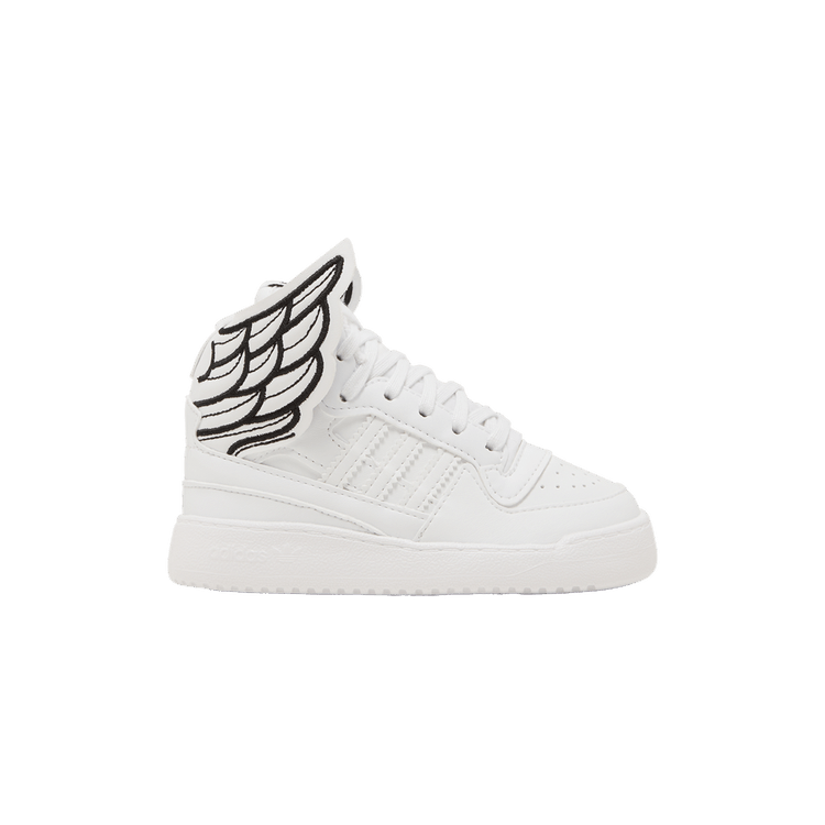 adidas JS Wings 4.0 White Black (Infant) dealsale365