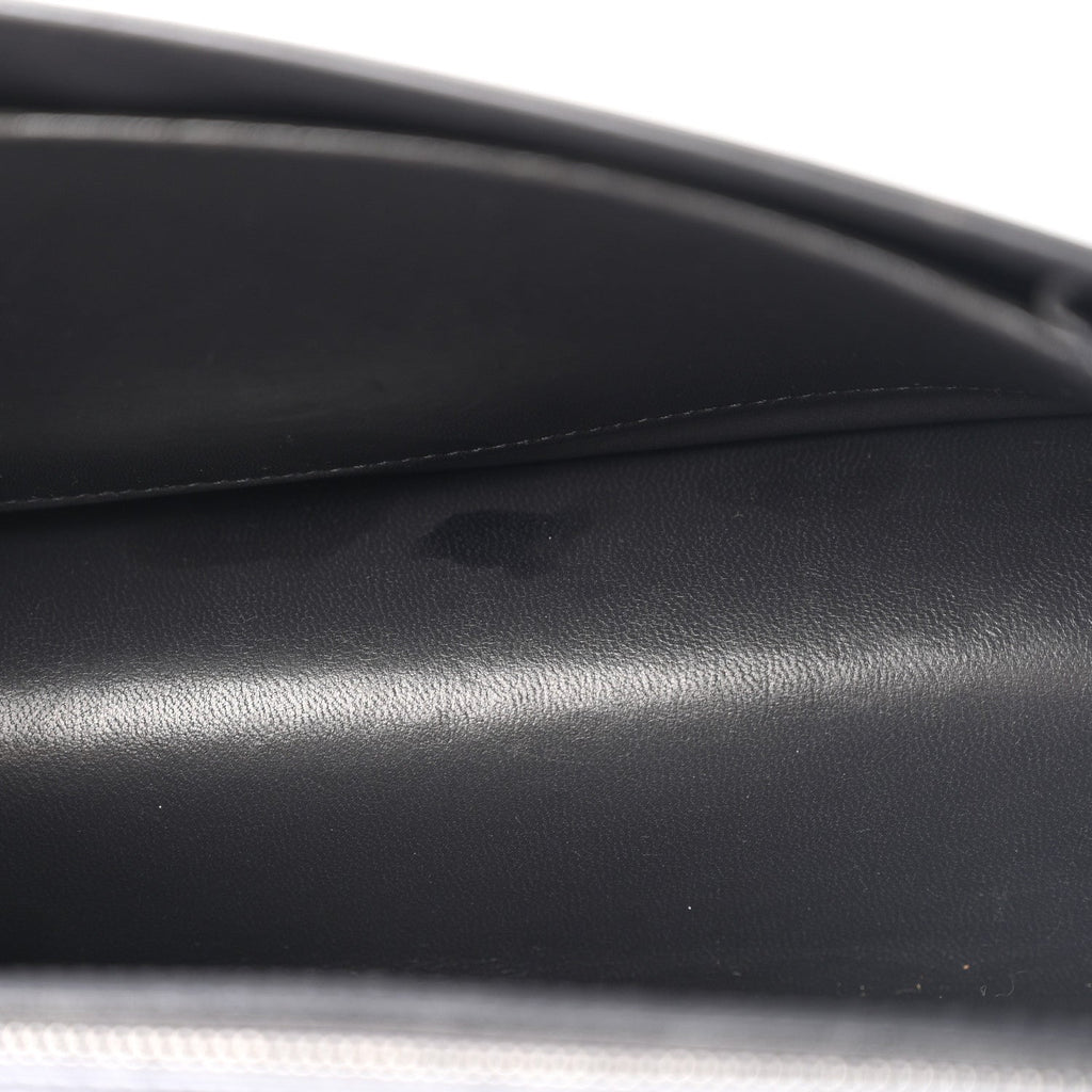 Metallic Patent Micro-Cannage Medium Diorama Flap Bag Onyx Black AT My store