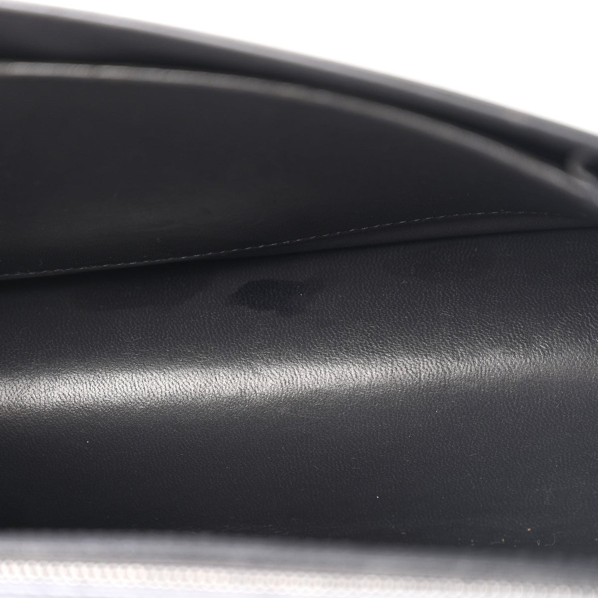 Metallic Patent Micro-Cannage Medium Diorama Flap Bag Onyx Black AT My store