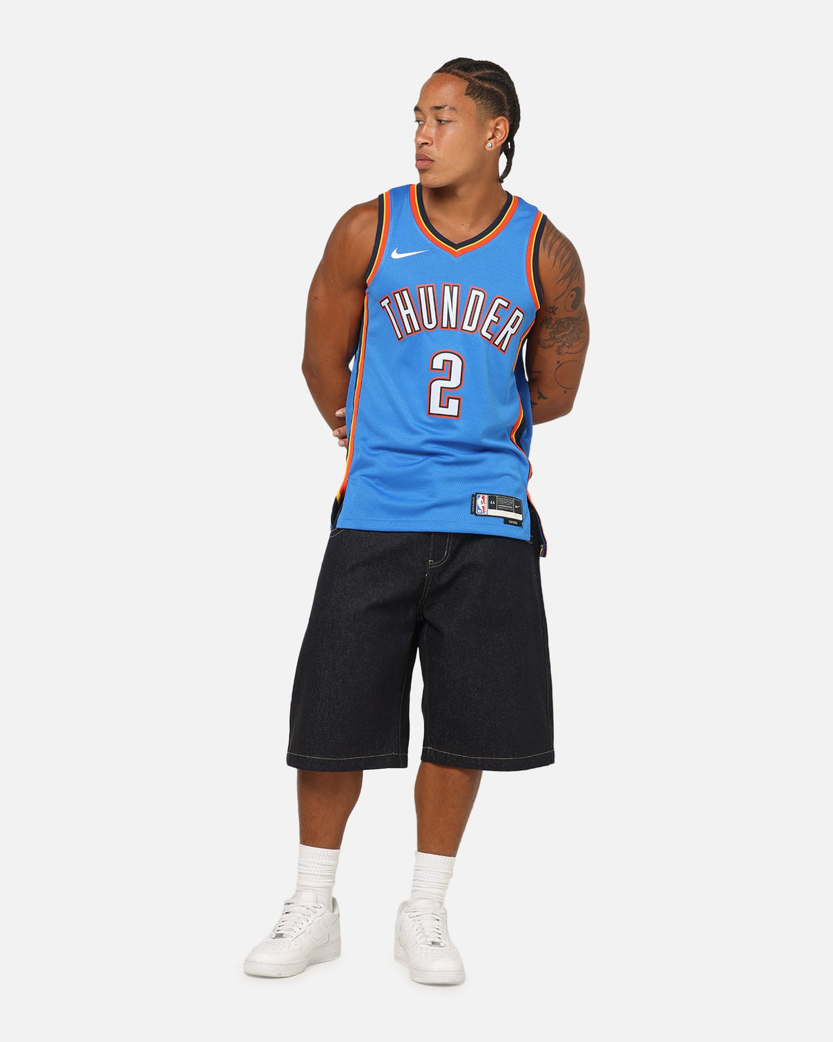 Top Seller Nike Shai Gilgeous-Alexander Oklahoma City Thunder #2 Icon Edition 2022/23 Nike Dri-Fit NBA Swingman Jersey Signal Blue