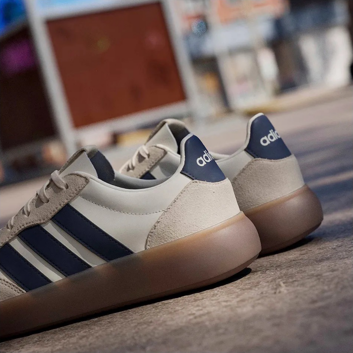 New Arrival Adidas Original BARREDA DECODE LUX  Men -BEIGE NAVY