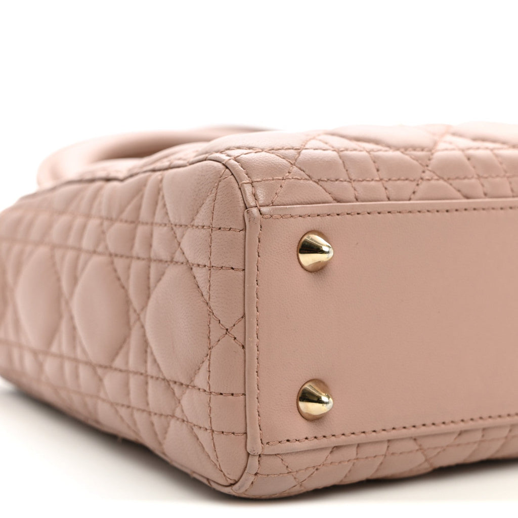 Lambskin Cannage Small My ABCDior Lady Dior Blush AT My store