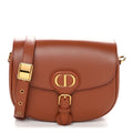 Box Calfskin Medium Bobby Flap Dark Tan AT My store