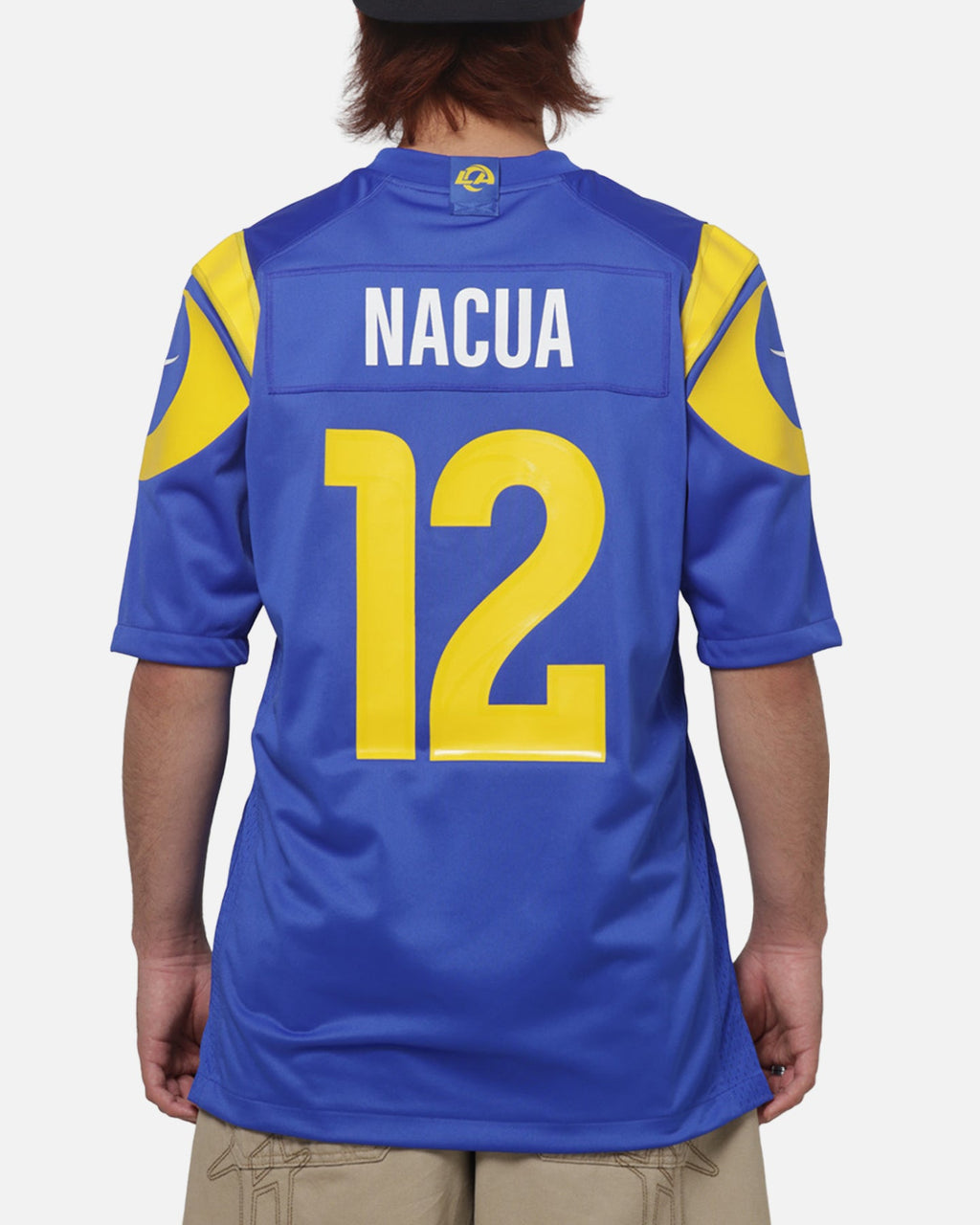Top Seller Nike Los Angeles Rams Puka Nacua #12 Home Game NFL Jersey Official Team Colours