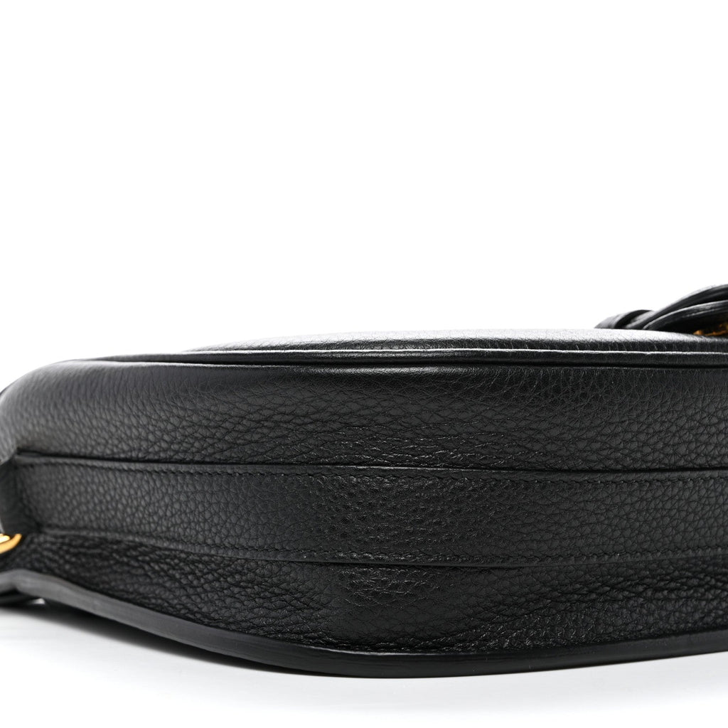 Grained Calfskin Medium Bobby Flap Black AT My store