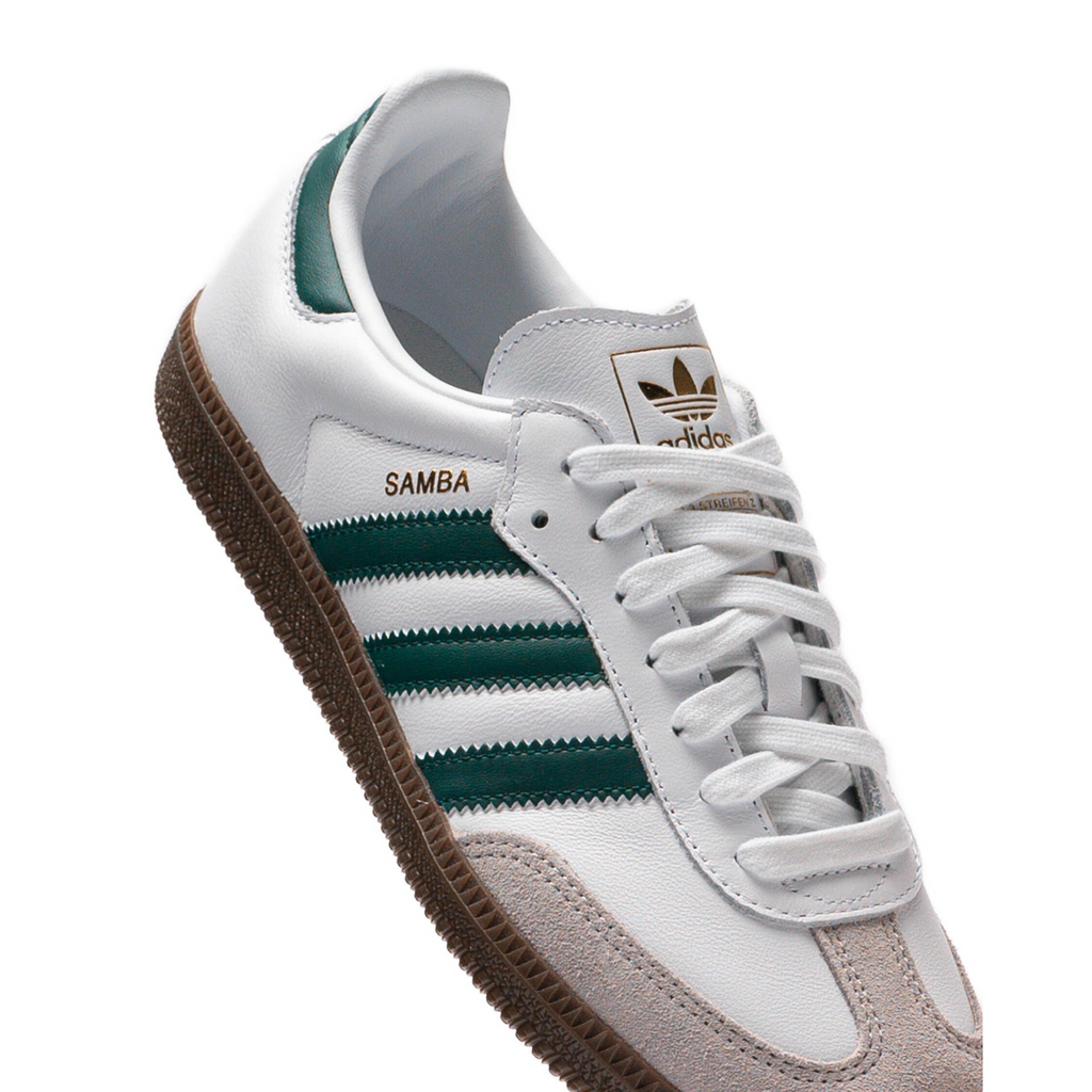 New Arrival Adidas Original SAMBA OG Men -FTWHITE/CGREEN/CGRANI