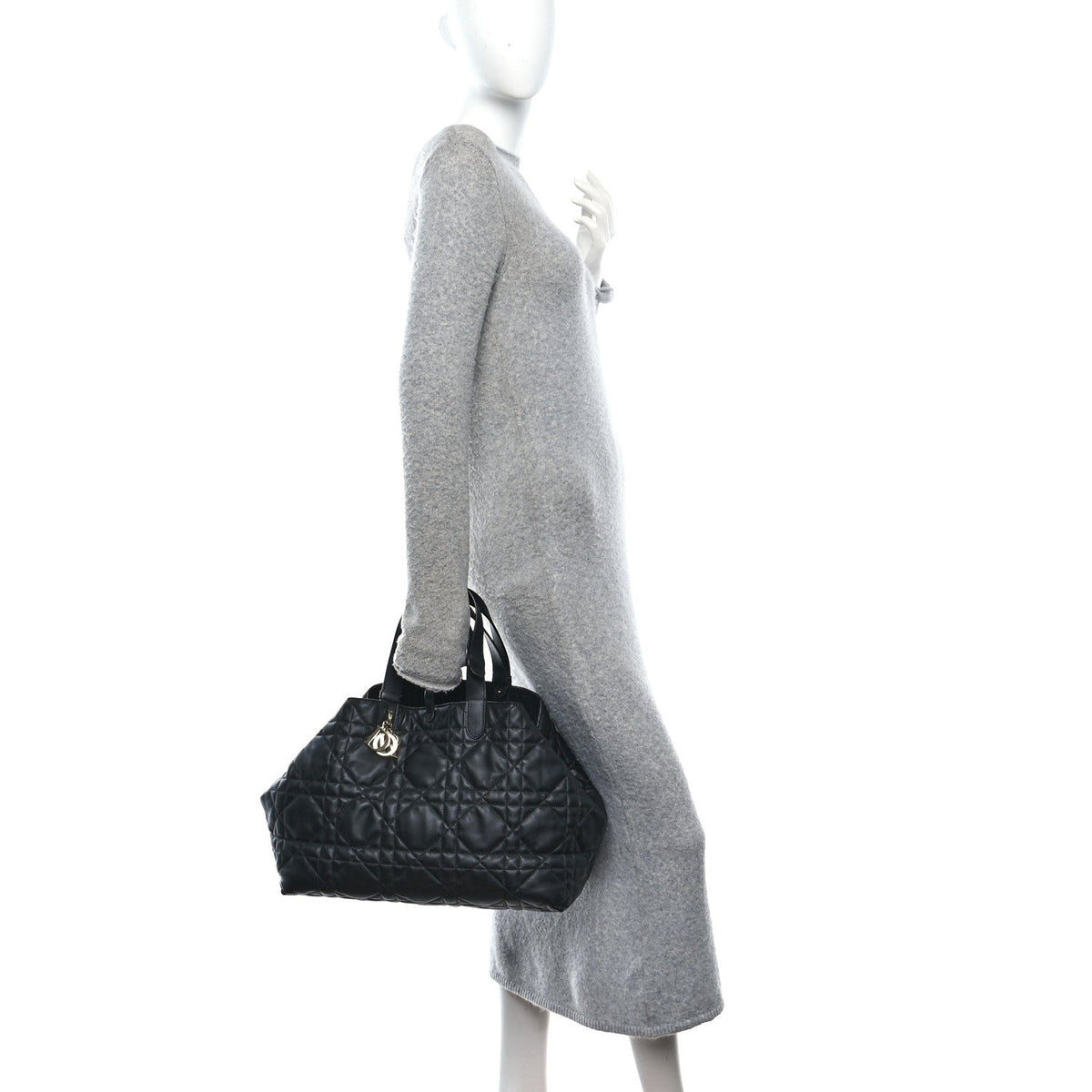 Calfskin Macrocannage Large Toujours Black AT My store