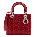 Patent Cannage Medium Lady Dior Red AT My store